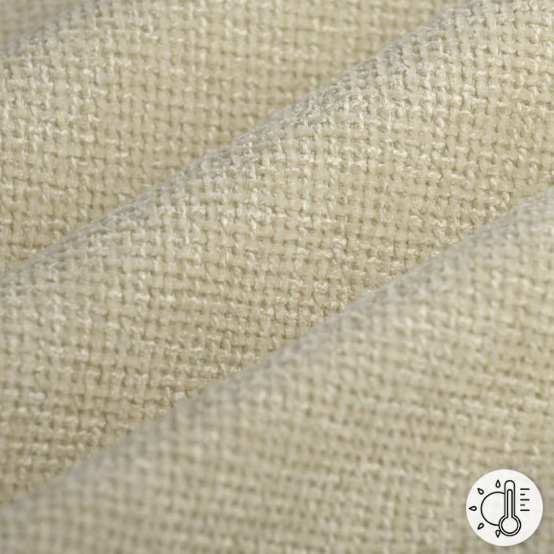 Tissu velours thermique Brezze écru - MT
