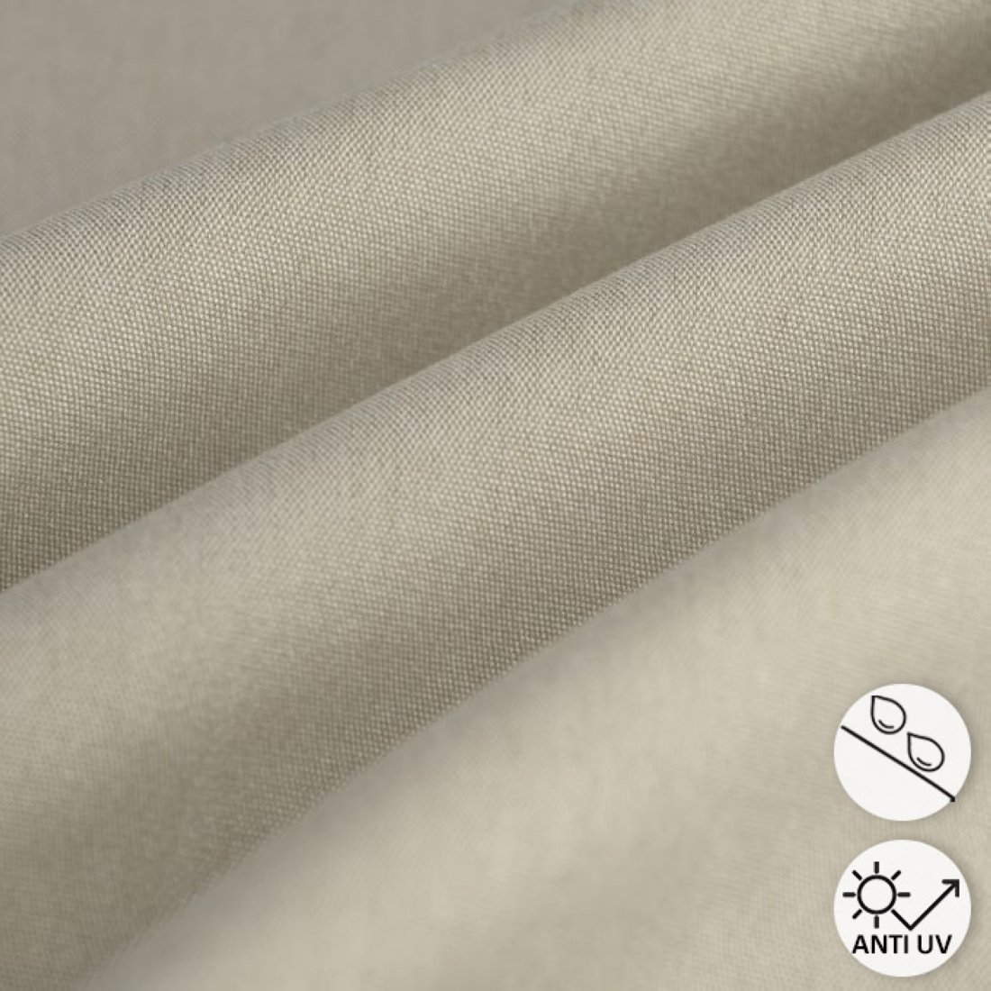 Tissu bâche Raspa déperlante résistant uv écru - MT