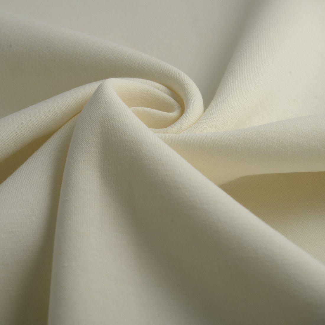 Tissu molleton Molly uni écru