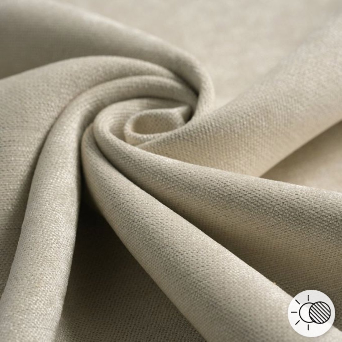 Tissu obscurcissant Sunny grande largeur écru - MT