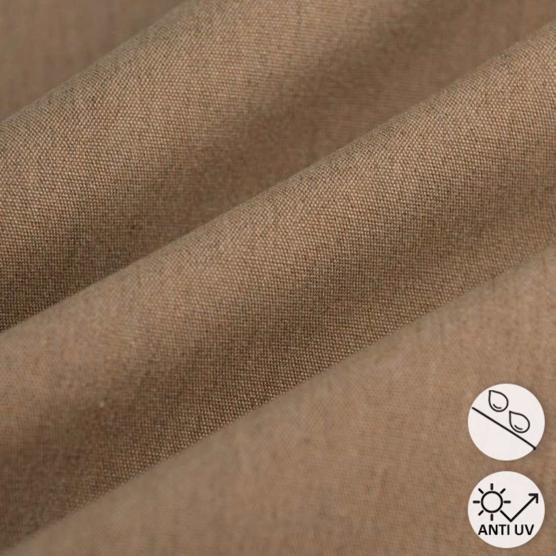 Tissu bâche Raspa déperlante résistant terracotta - MT