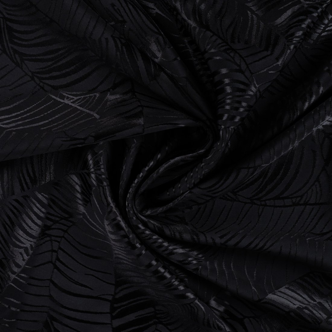Jacquard viscose feuillage