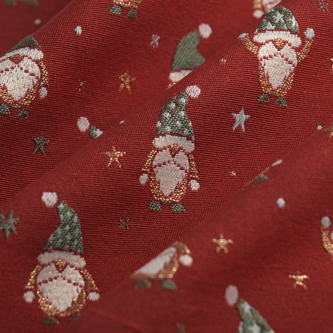Tissu jacquard de Noël Perlin