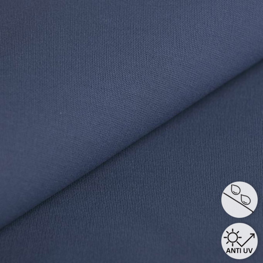 Tissu bâche Hanck déperlant anti uv bleu 280cm - MT
