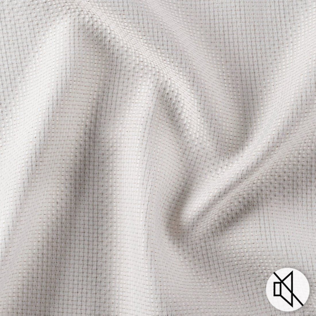 Tissu chanvre isolation phonique grande largeur écru - Linder