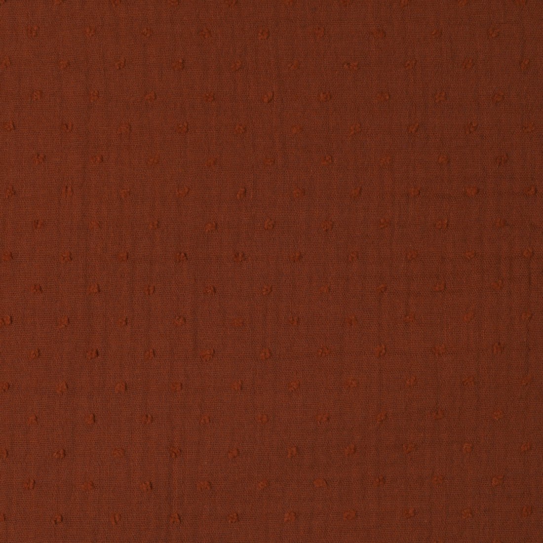 Tissu double gaze plumetis bio