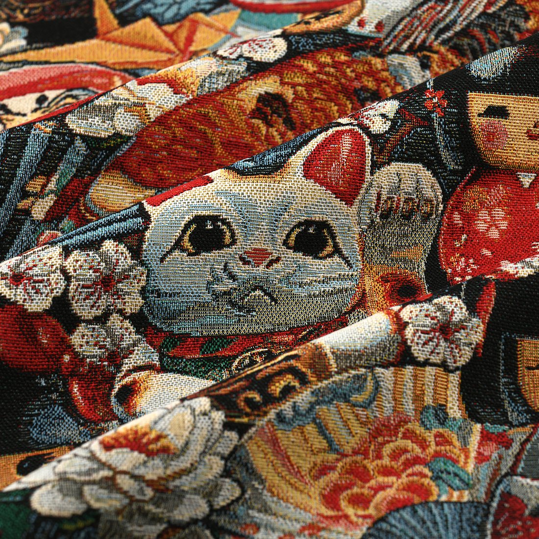 Tissu jacquard souvenirs Kyoto