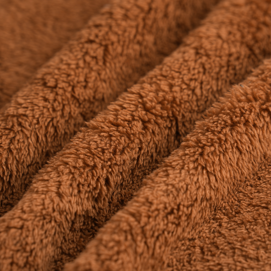 Tissu fausse fourrure camel mouton