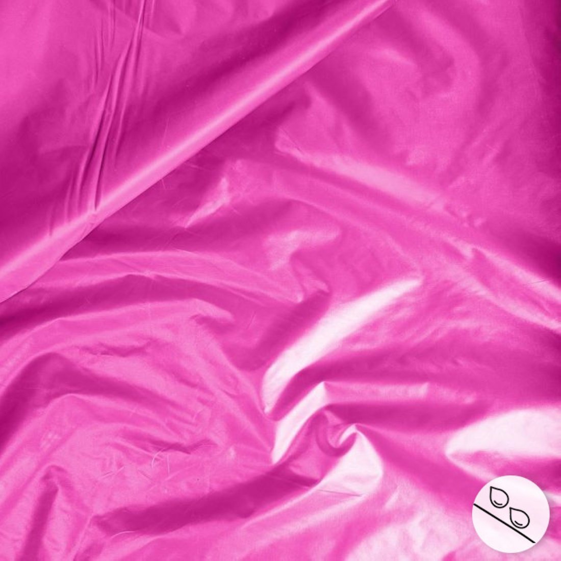 Tissu doublure déperlante polyamide rose fuchsia