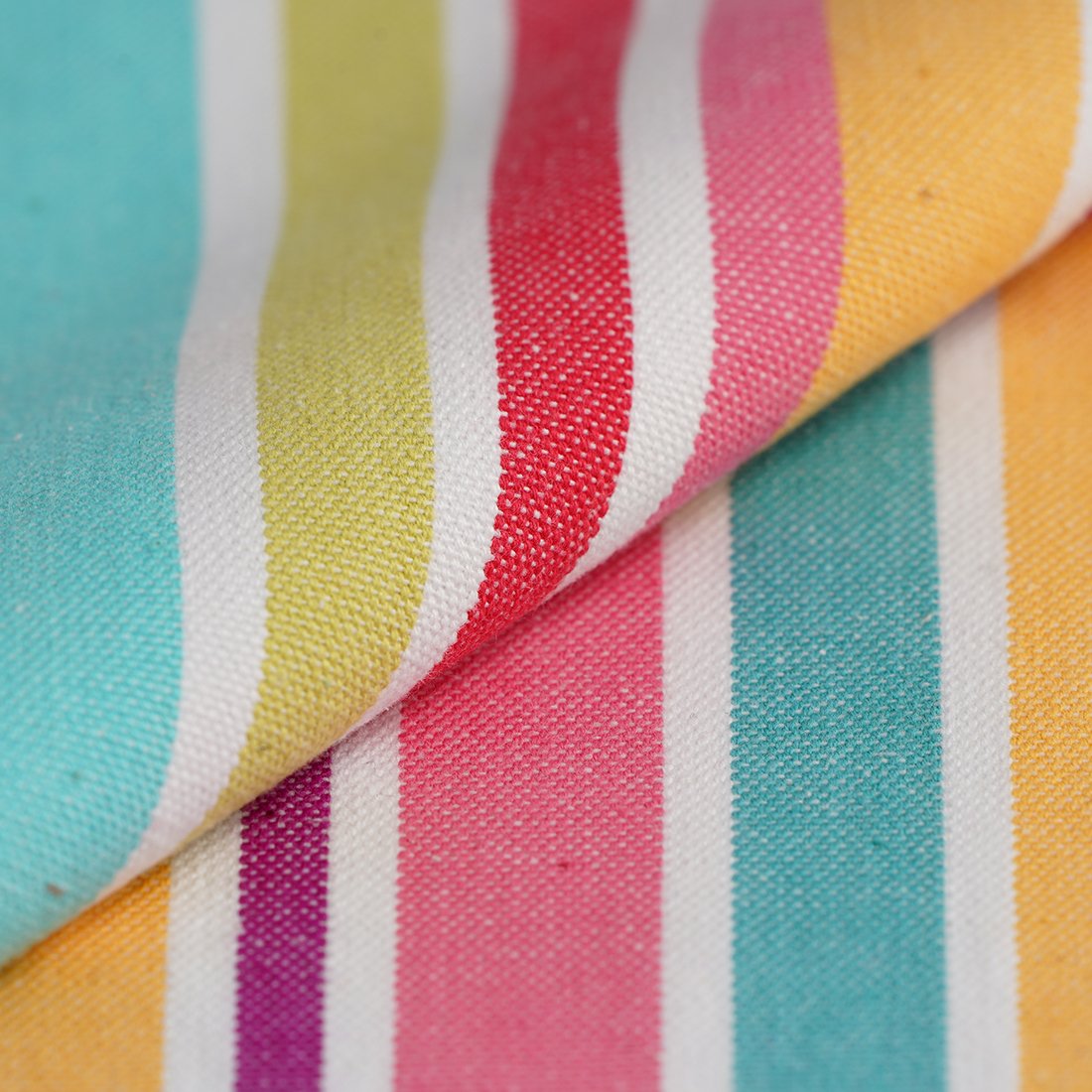 Tissu tissé teint rayures Joy multicolore - MT