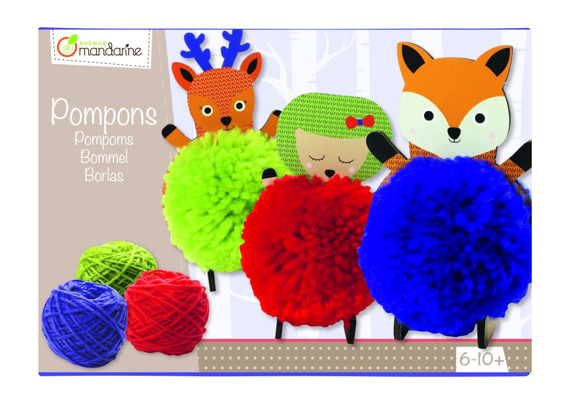 Boîte créative pompons