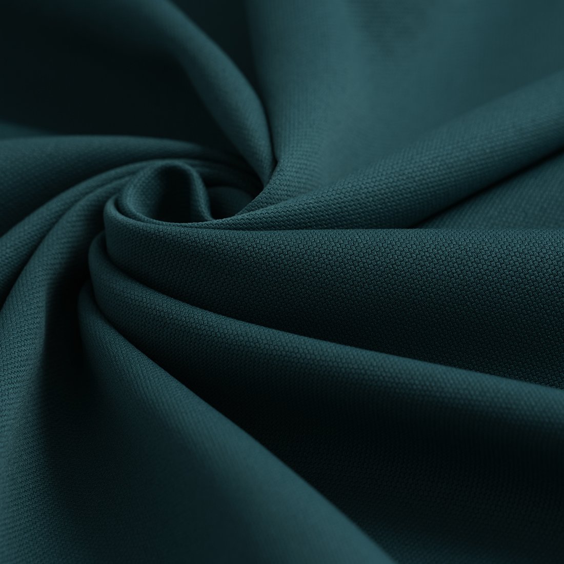 Tissu demi natté Zahra paon - MT