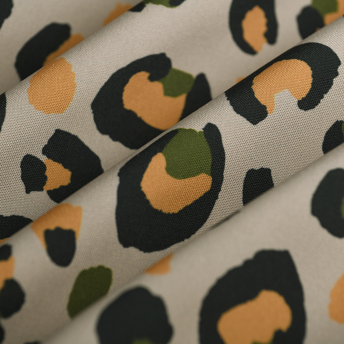 Tissu bâche oxford léopard taupe - MT