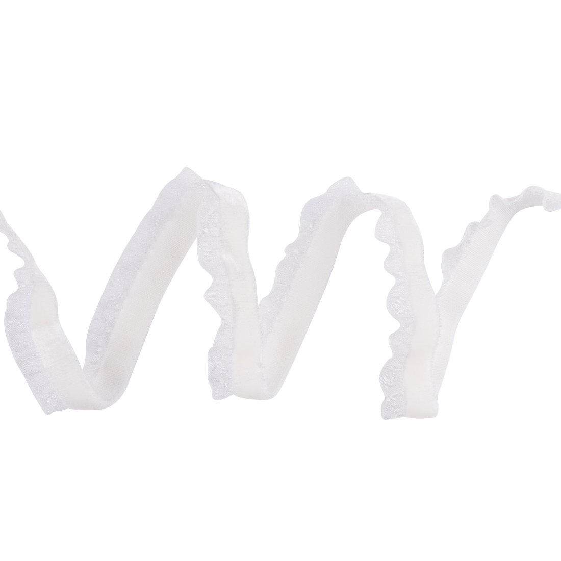 Ruban velours volant organza 15mm