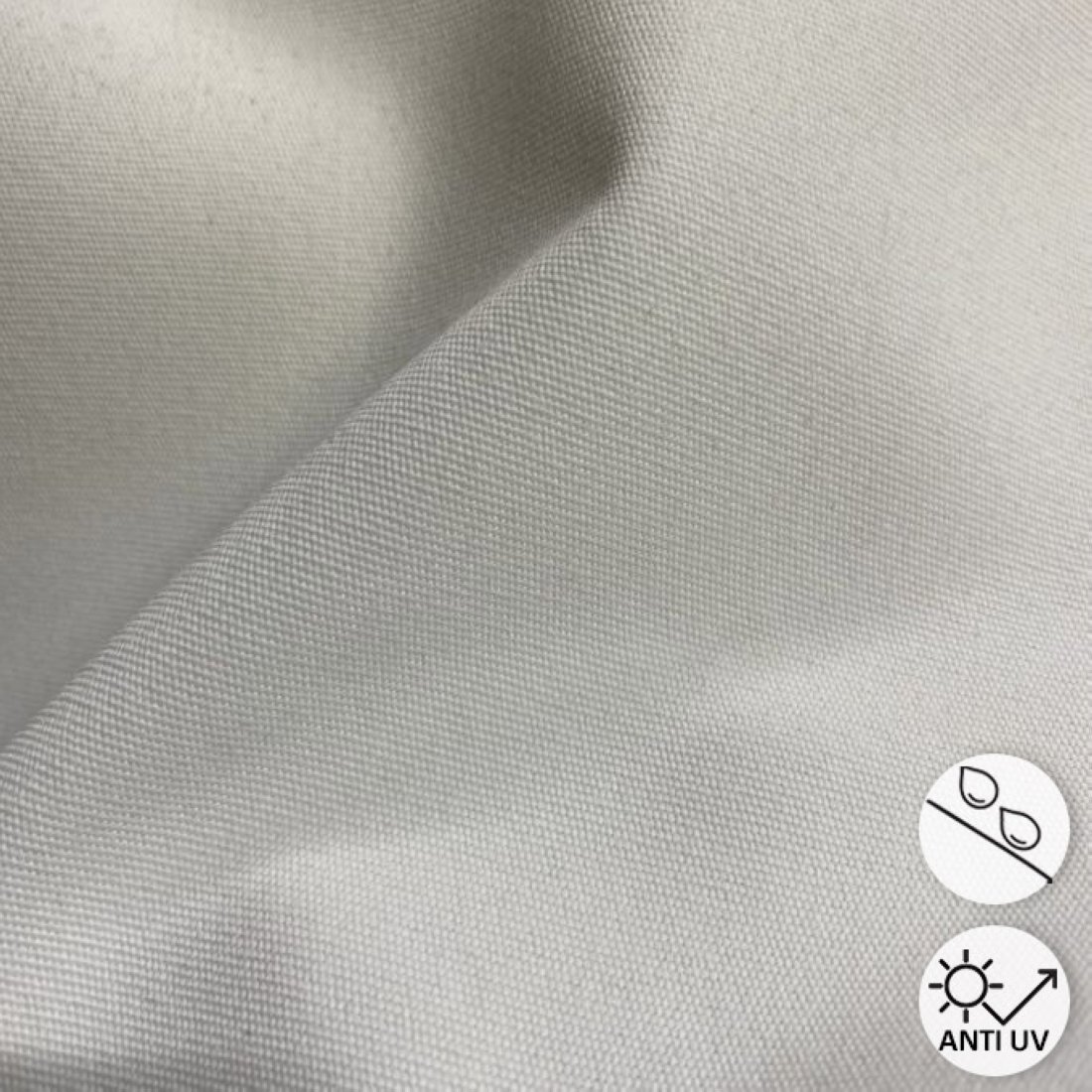Toile restance étanche blanche anti-uv - no pfas