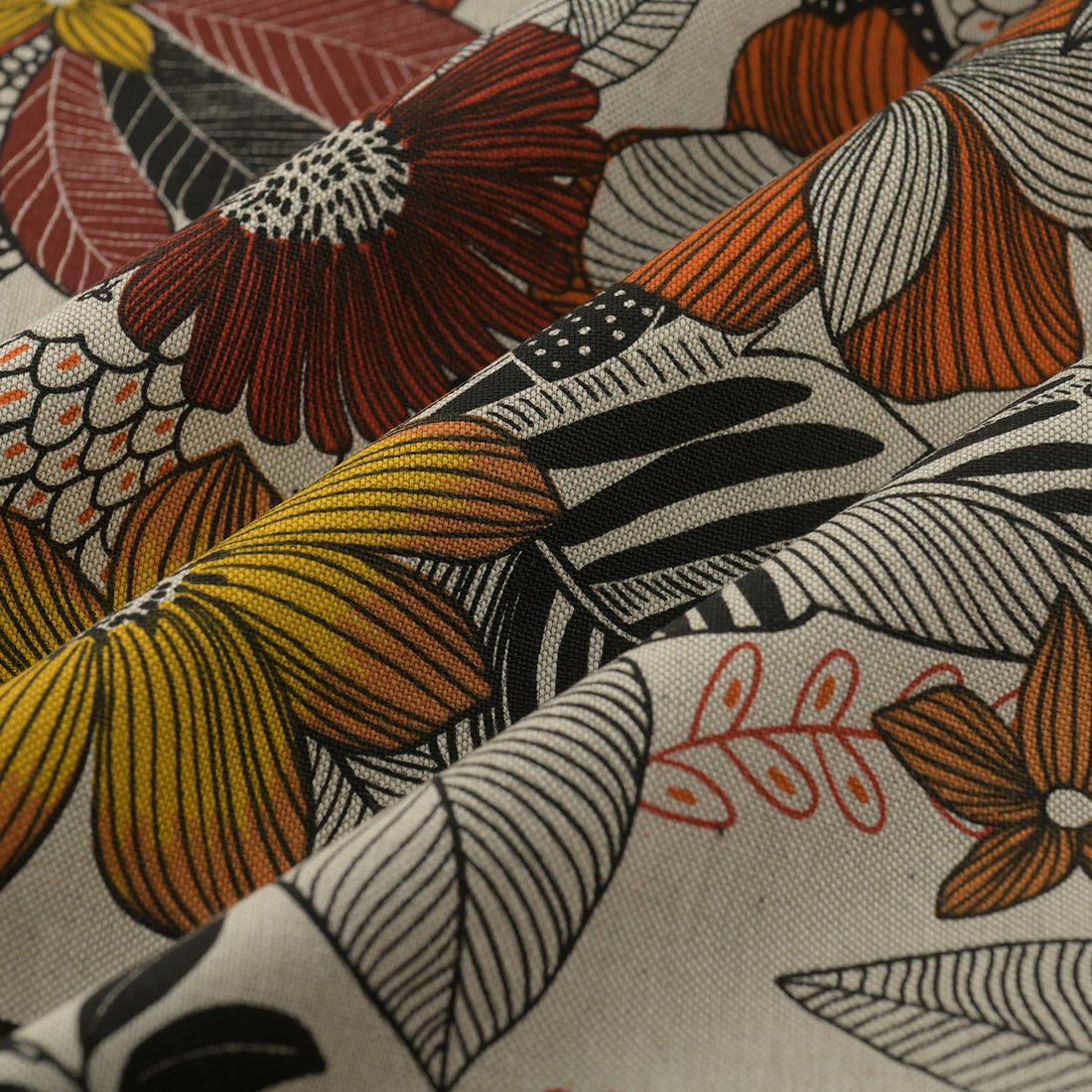 Tissu bachette linen look Hanoi