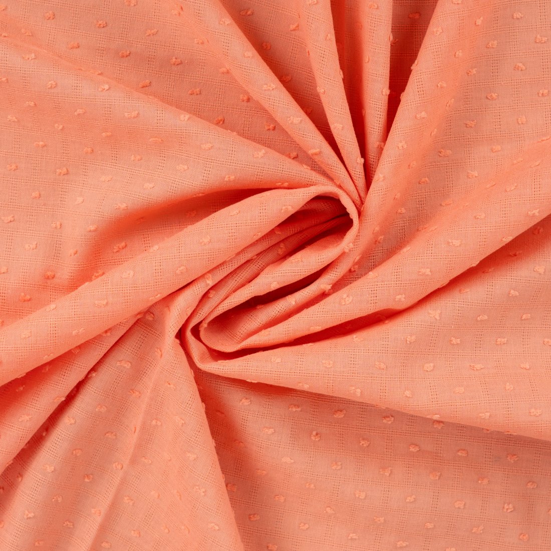 Tissu voile coton dobby fond ajouré