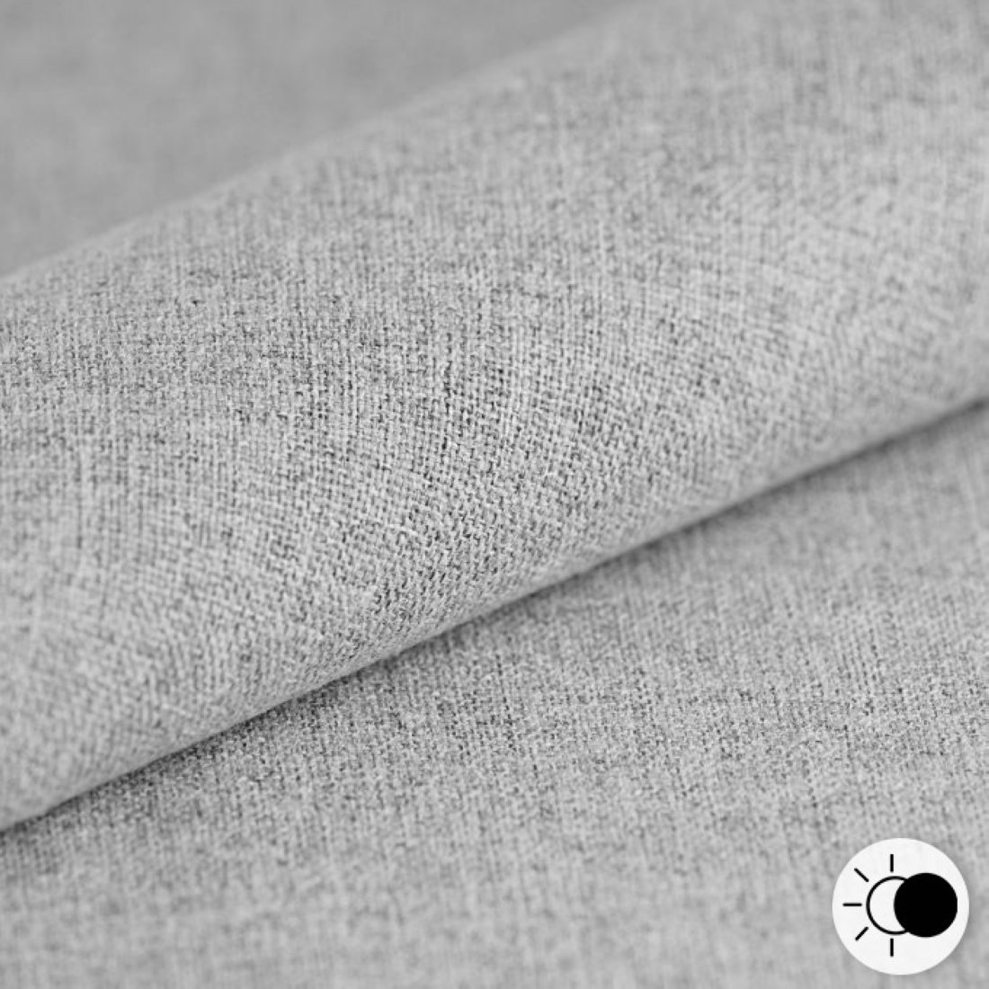 Tissu occultant double face Willy gris - MT