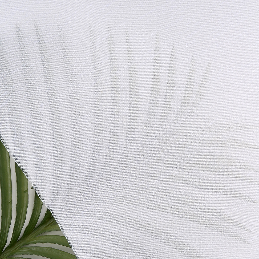 Tissu voilage doux tenessee plombé blanc - Linder