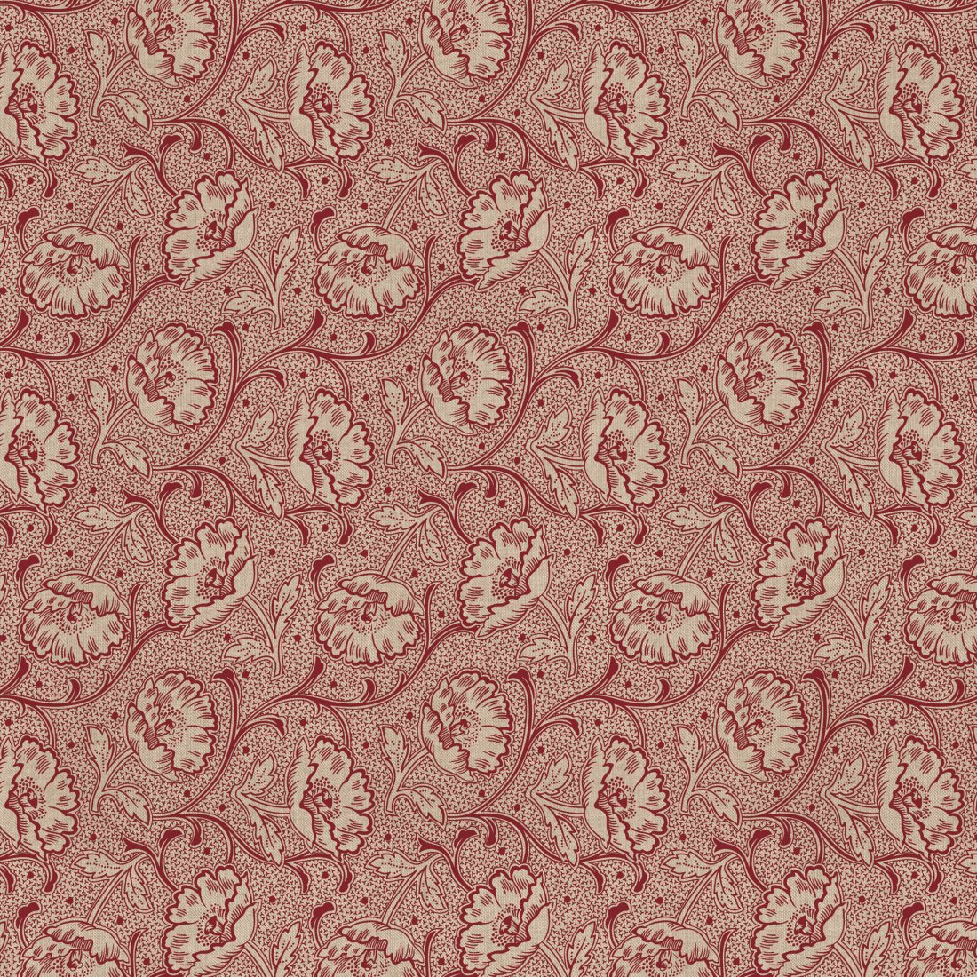 Bachette linenlook grande fleur indienne