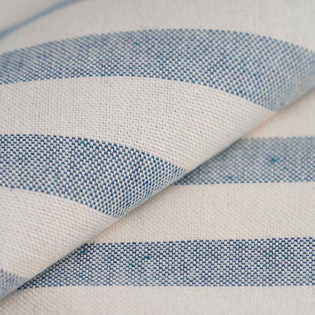 Tissu bachette Raya bleu - MT