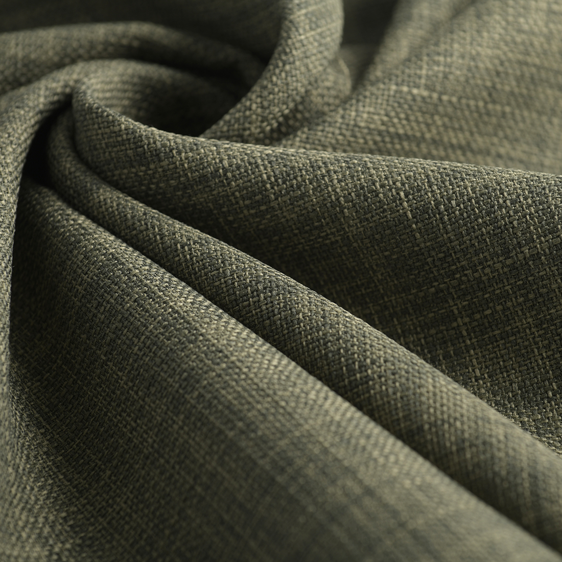 Tissu nappage anti tache Linoso kaki - MT