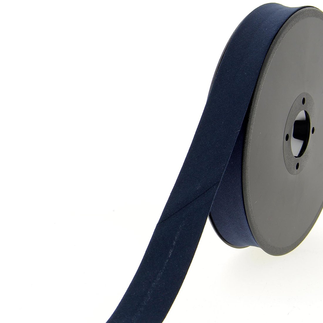 Biais coton bio bleu marine 20 mm