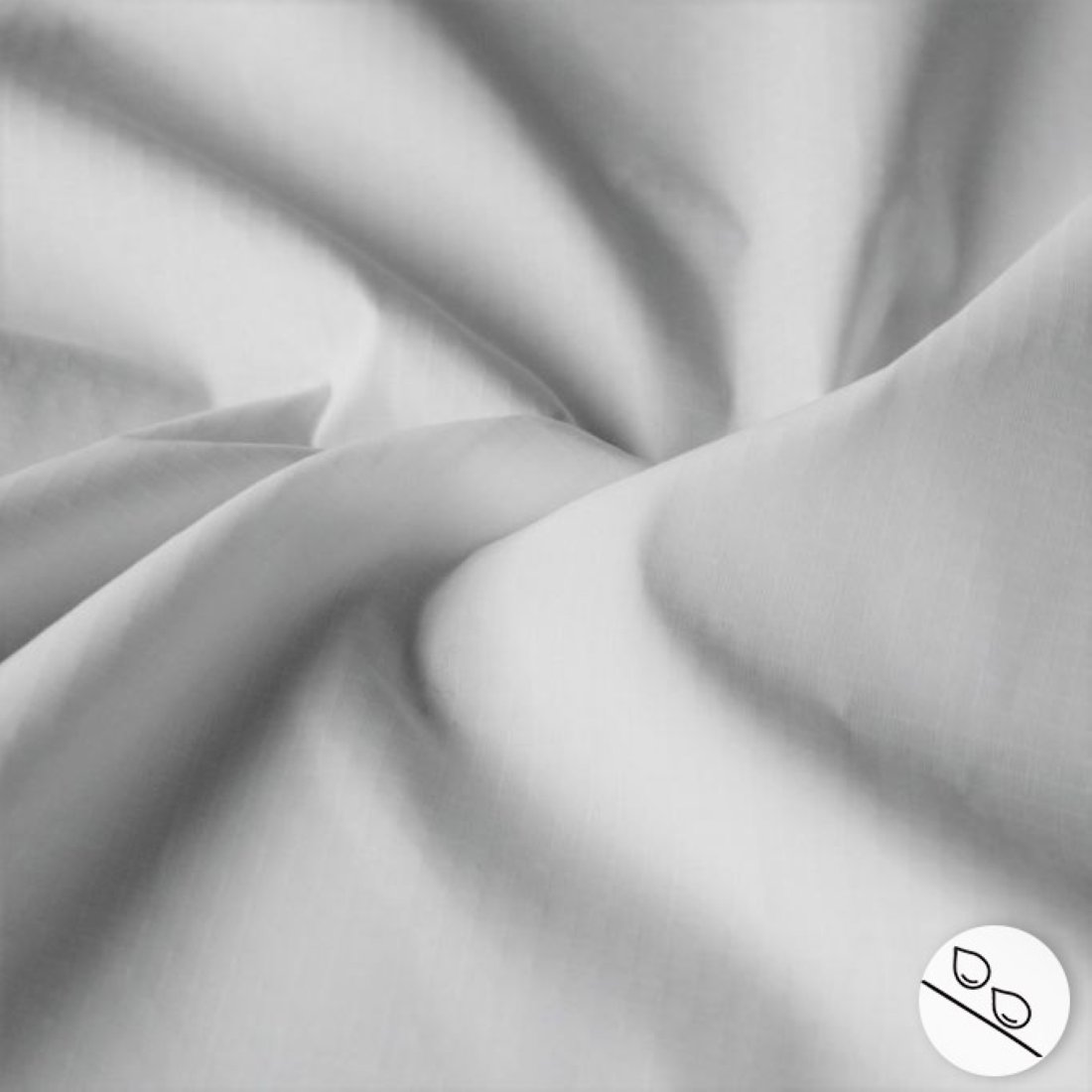 Toile spi blanche enduite déperlante et indéchirable