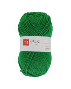 Pelote de fil à tricoter MT basic vert