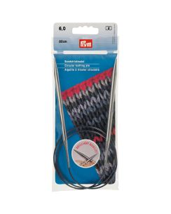 Aiguilles à tricoter circulaires, argent