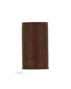 Bobine fil 100 m 100% polyester marron foncé