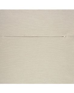 Dos de coussin zippé beige