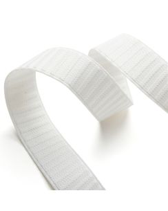 Elastique jupe et ceinture 25mm - Blanc