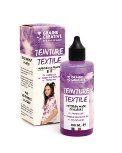 Teinture textile embout fin 100mL violet - Origine France