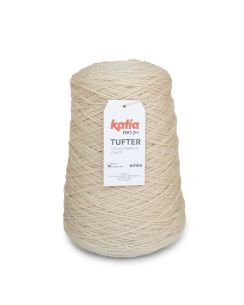 Cône de laine pour tufting 500m sable - Katia