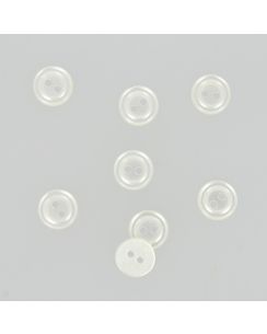 Boutons de chemise blanc 11 mm 
