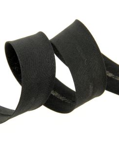 Biais replié 30 mm noir