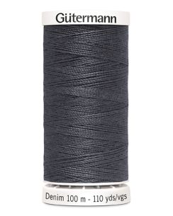 Fil à coudre Denim Gütermann 100 m bleu gris - COL 9455