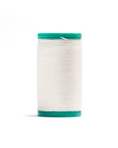Bobine de fil cordonnet 100 % polyester Blanc