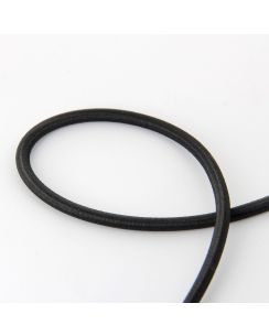 Cordon élastique transat noir 5 mm