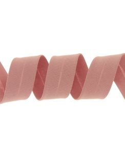 Biais coton bio vieux rose 20 mm