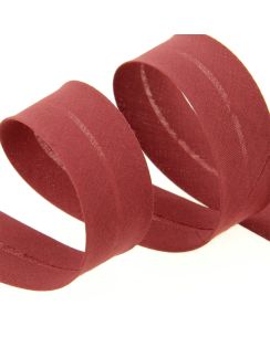 Biais replié 30 mm bordeaux