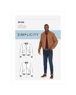 Patron Simplicity S9190.Bb - Blouson Homme 54 - 62