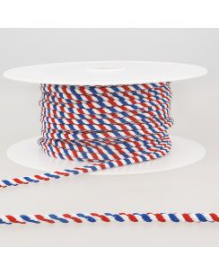 Cordon lacet tricolore 4mm France