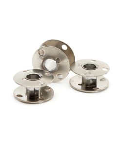 Canettes pour machine SINGER basses et bombées métal 7 trous