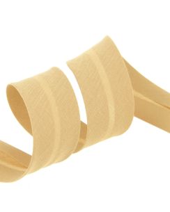Biais replié 30 mm beige