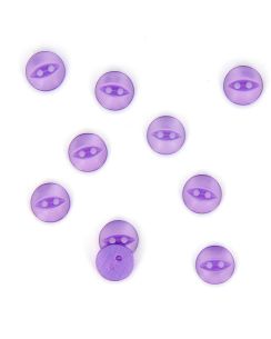 Boutons ronds violet clair 11 mm