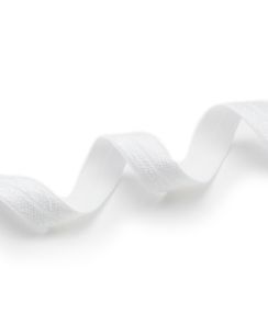 Elastique biais blanc pré-plié