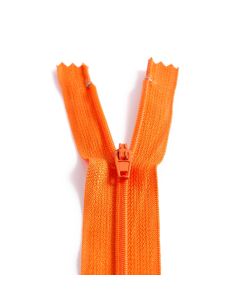 Fermeture polyester non séparable n°3 - 30 cm Orange