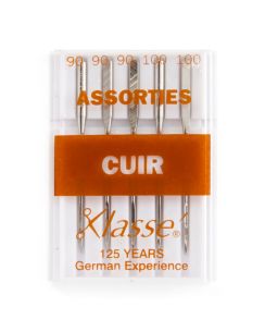 Aiguilles machine cuir assorties